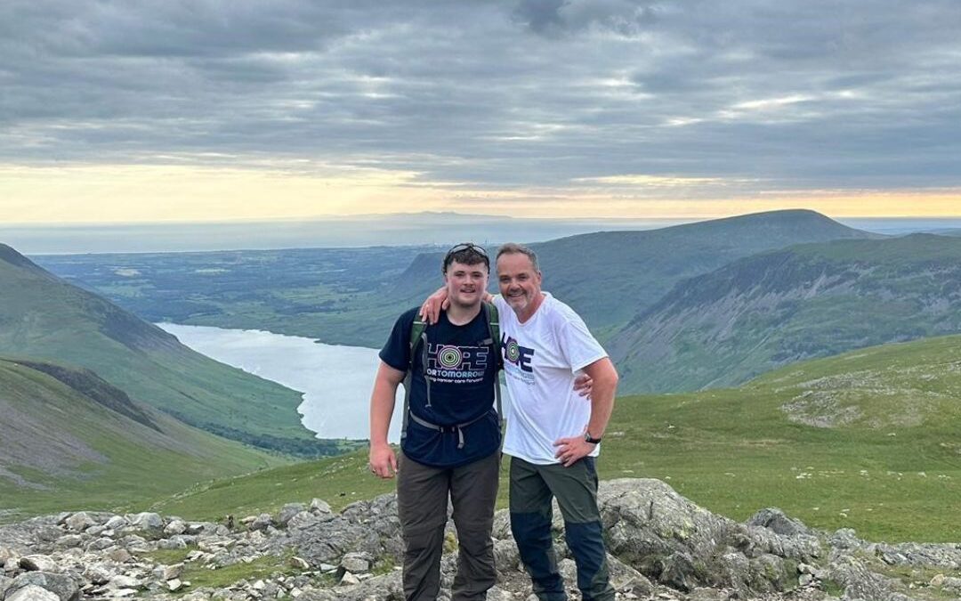 Father and son take on the Three Peaks Challenge