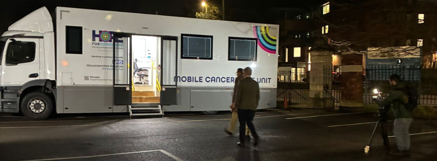 Charity volunteers and supporters at the Cuppa for Cancer Care launch event  