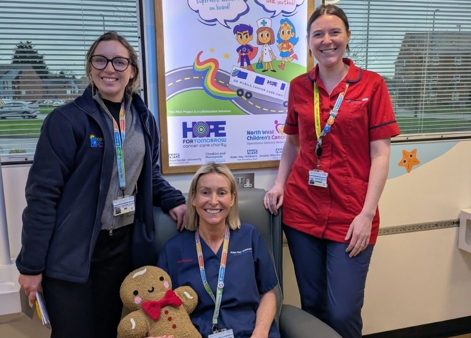 Hope for Tomorrow mobile cancer care unit at the heart of UK’s first mobile cancer care for children pilot